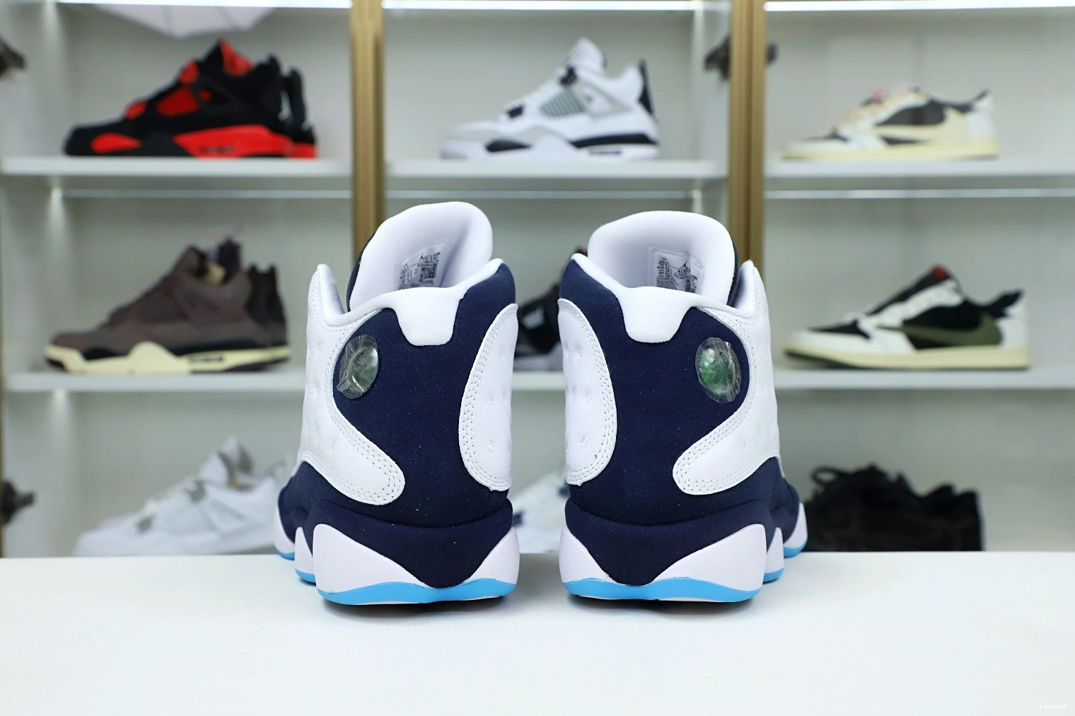 414571-144 13 RETRO POWDER BLUE OBSIDIAN AIR WHITE JORDAN 0724